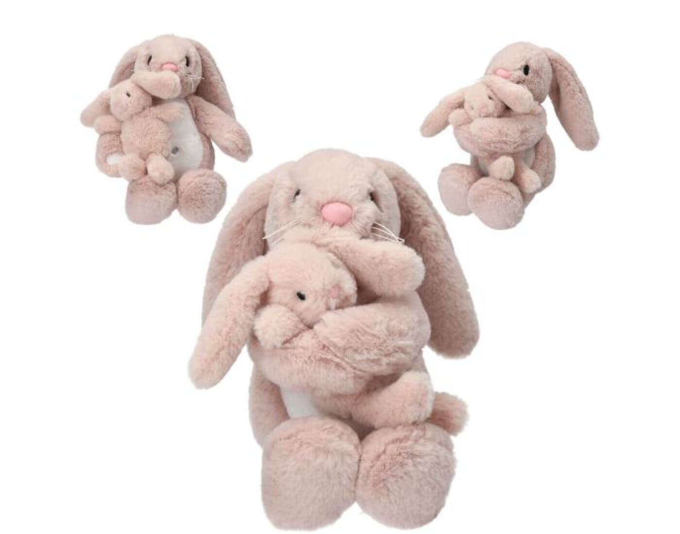 Princess Mimi Plüsch Hase Nelly mit Baby