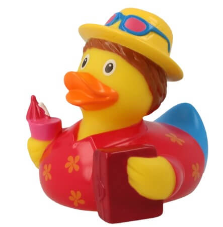 Badeente Urlauber