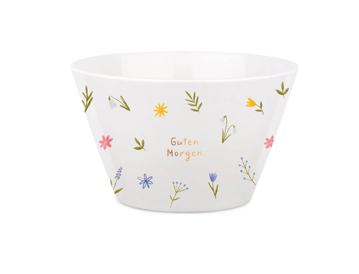 Müslischale mit Veredelung Guten Morgen