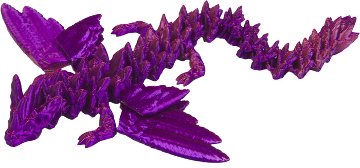 Kristall-Drache mit Flügeln - Kristalltier (einzeln) Kristall-Drache mit Flügeln - Kristalltier (einzeln)