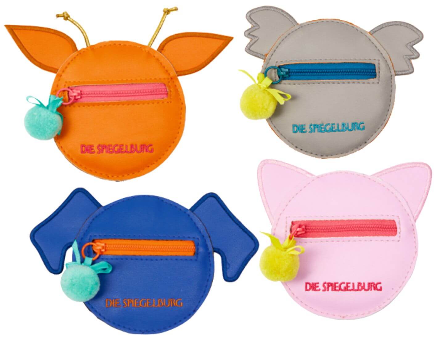 Kleines Portmonee Bunte Geschenke - Tierköpfe (einzeln)