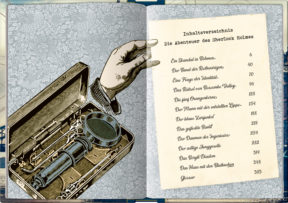 Arthur Conan Doyle: Sherlock Holmes 2 - Die Abenteuer (Schmuckausgabe)