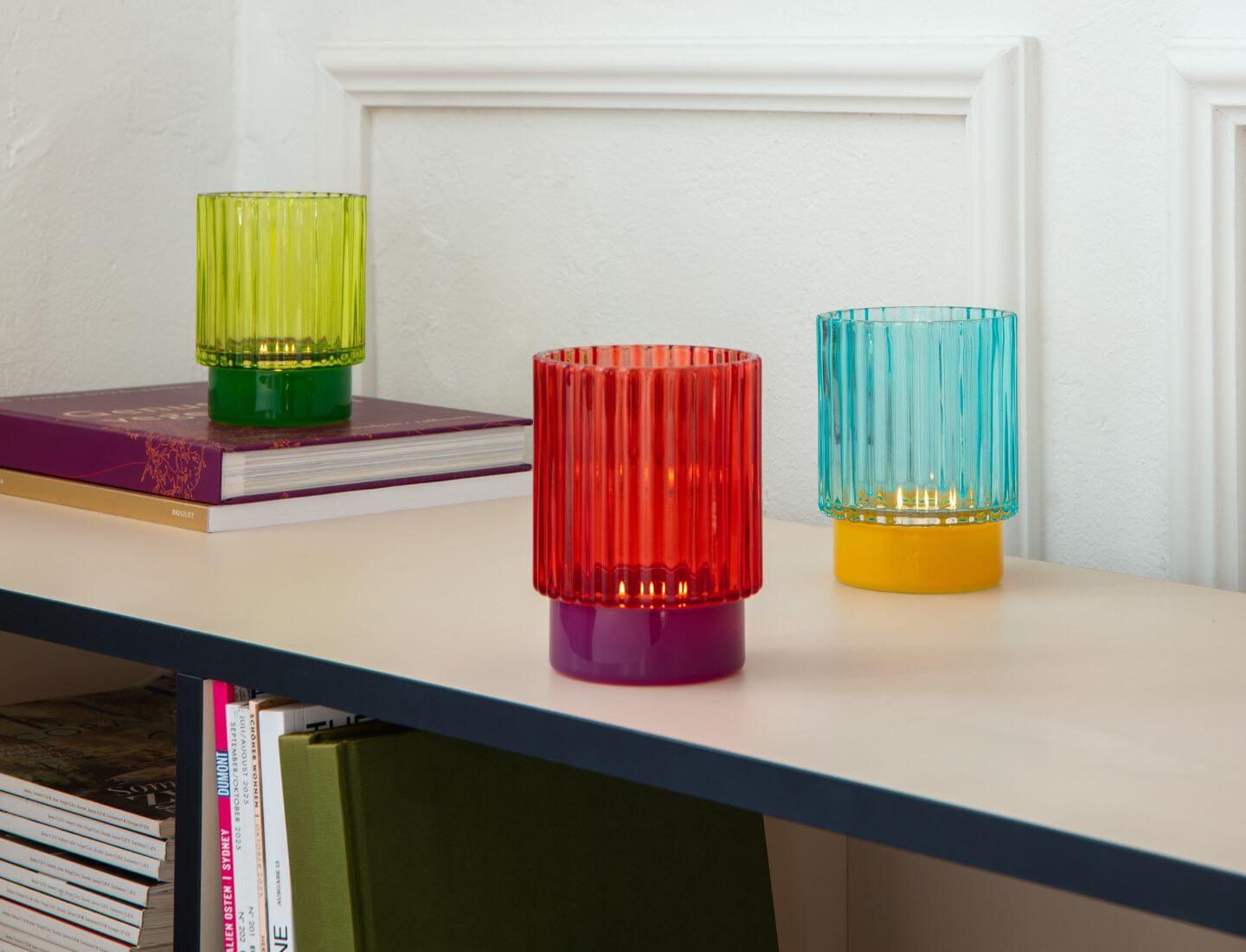 Teelichtglas Lumi lime