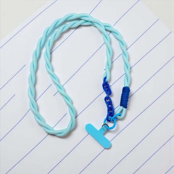 Schultergurt/ Handyband Pastel Rope Twist (einzeln)
