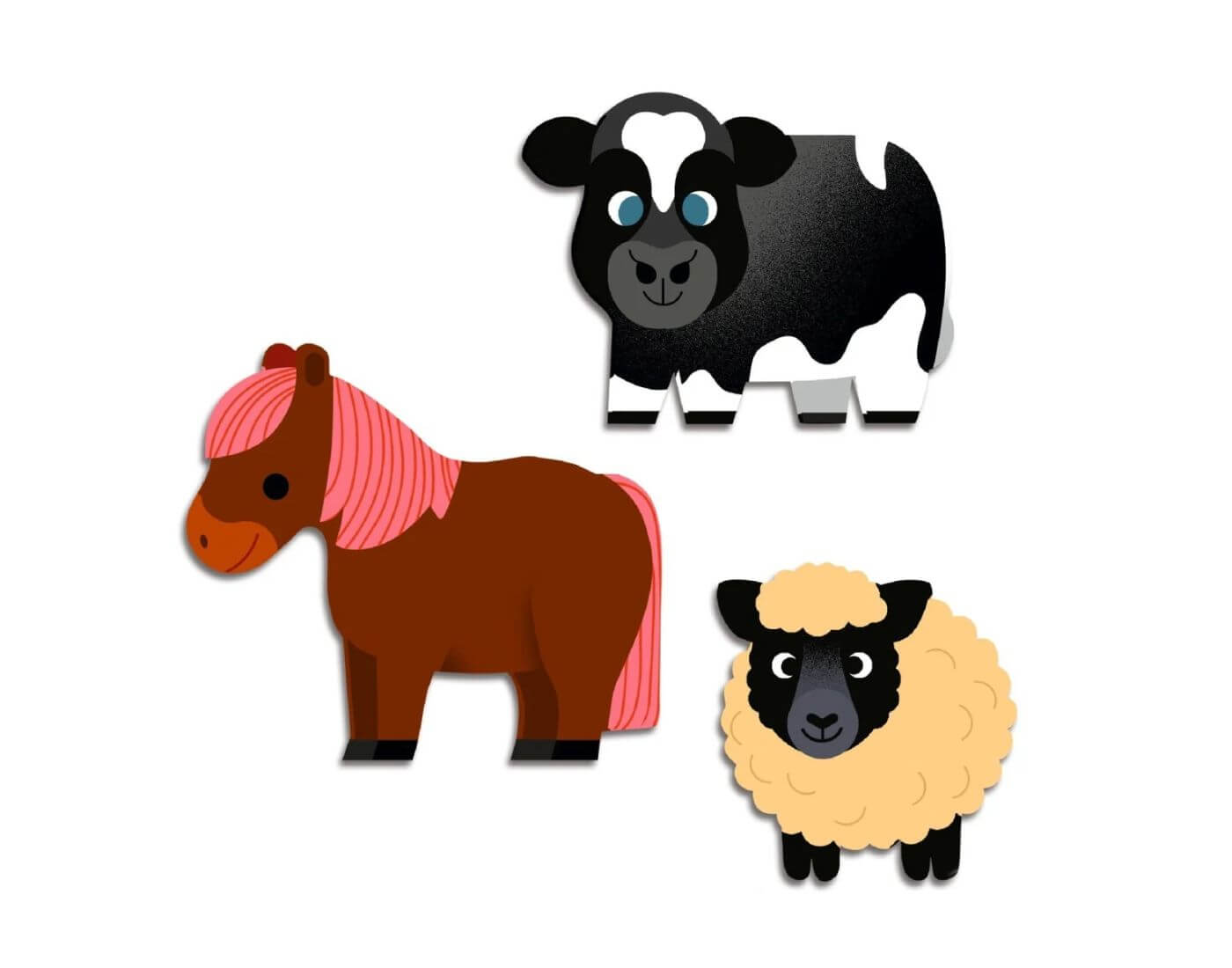 Sticker 18+: Bauernhoftiere