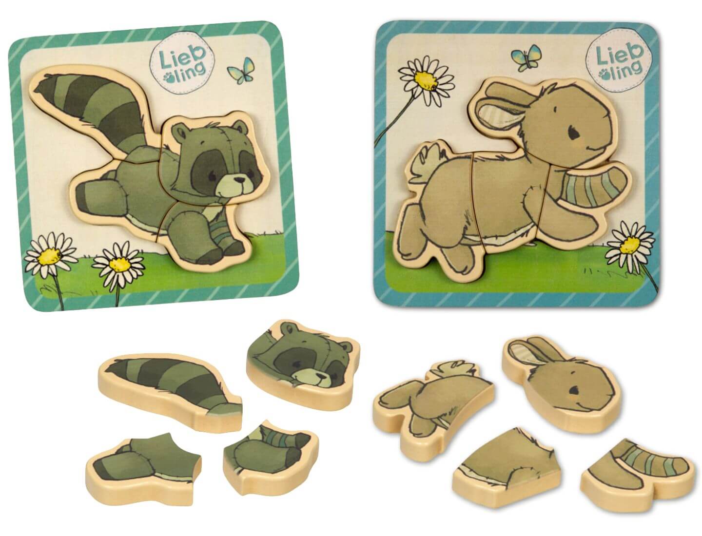 Steckpuzzle (4 Teile) - Liebling (J. Tourlonias) (einzeln)