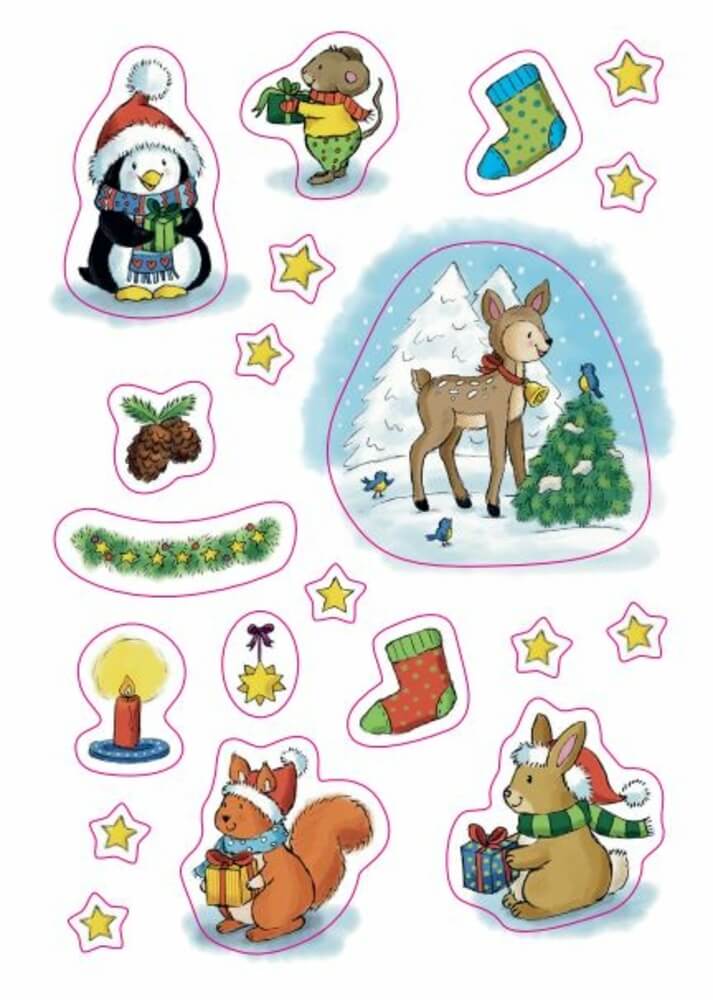 Sticker - Frohe Weihnachten Sticker - Frohe Weihnachten