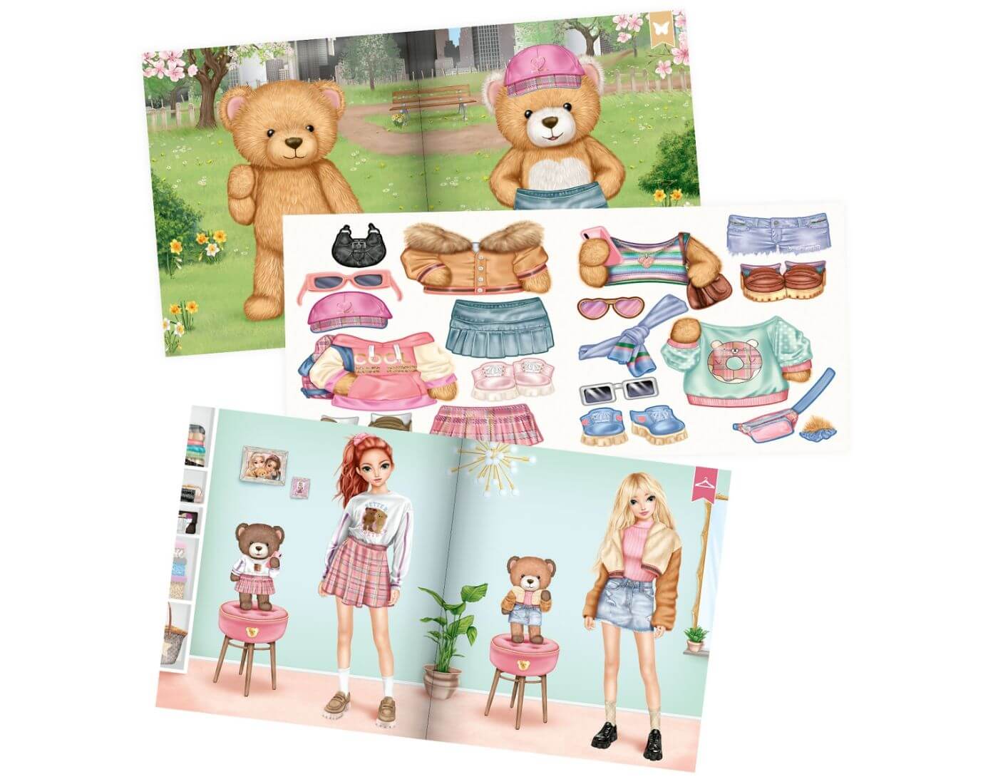TOPModel Stickerworld TEAM TEDDY