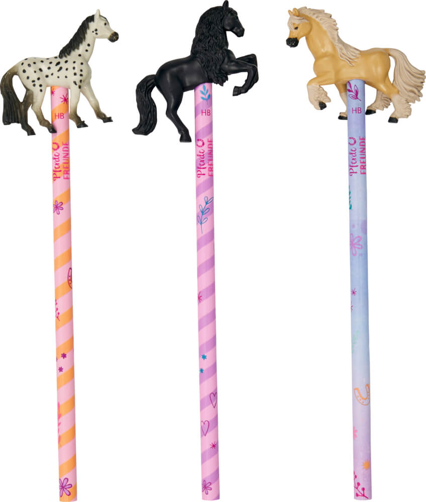 Topper-Bleistift - Pferdefreunde (einzeln)