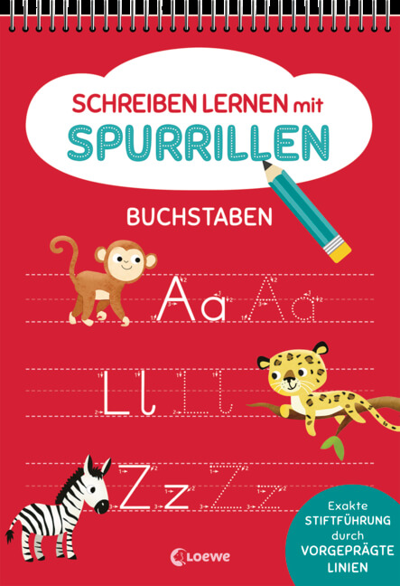 10682-1 Schreiben lernen mit Spurrillen - Buchstaben
