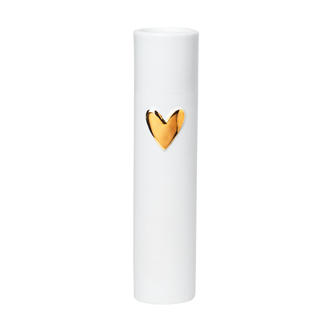 f_0015583 VASE HERZ "GOLD"