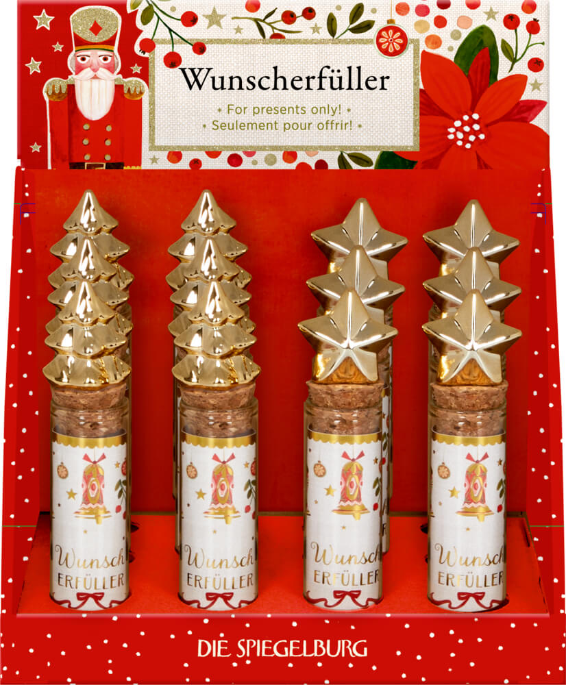 Wunscherfüller Stern & Tannenbaum - Festliche Weihnachten (einzeln)