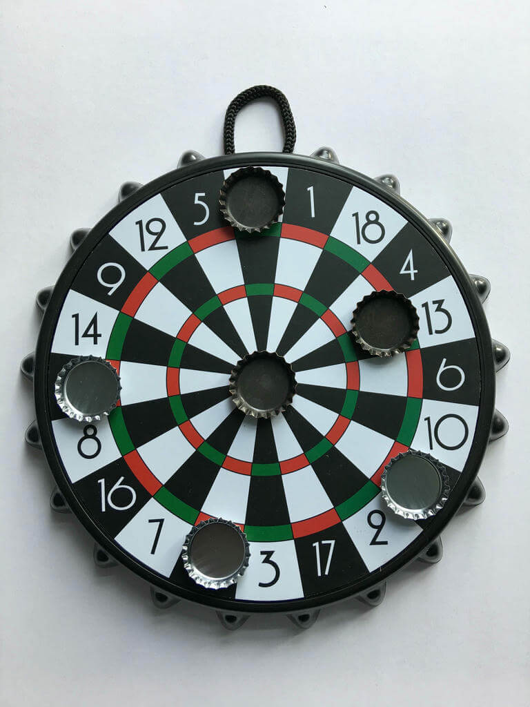 Kronkorken Zielscheibe / Dartboard
