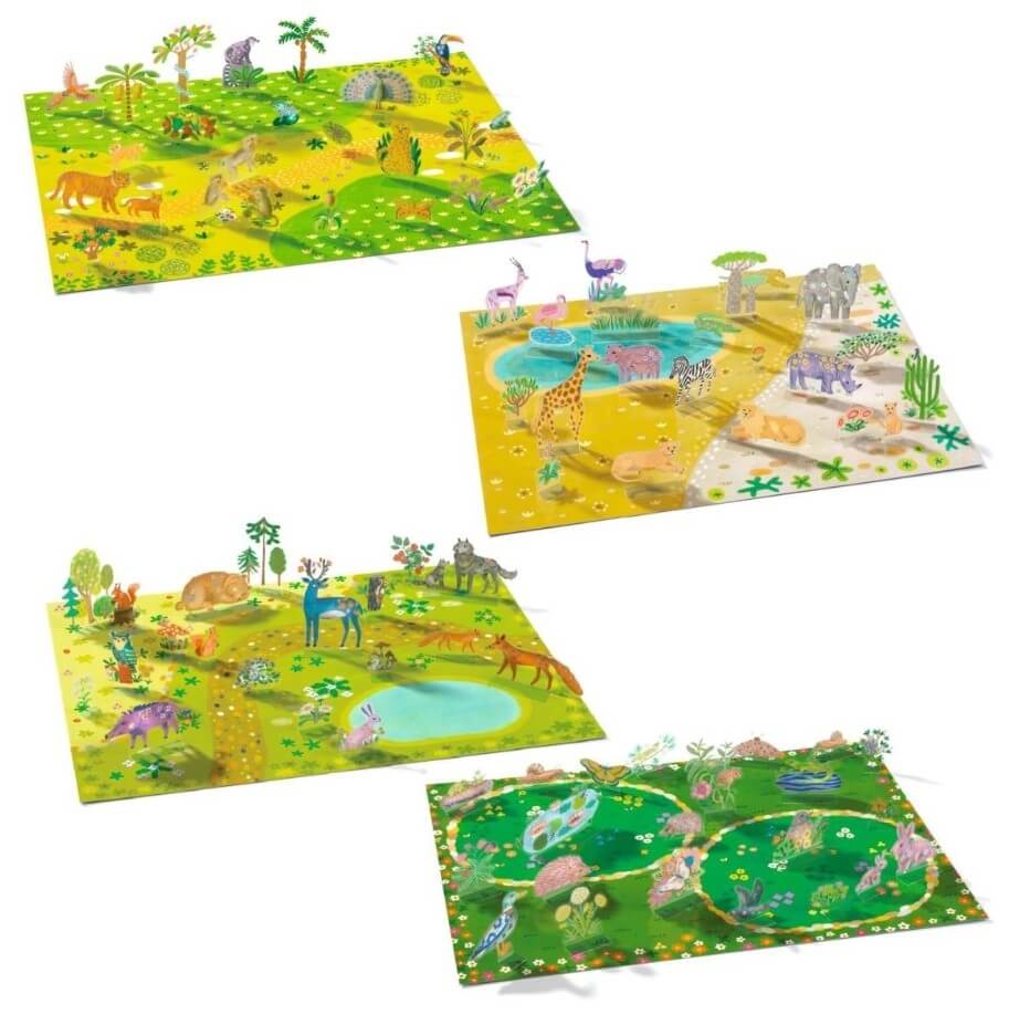 Sticker zum Aufstellen - Tiere