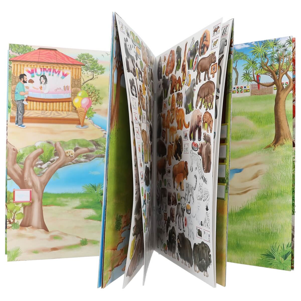 0012753_0012753_12753_3_image_zoom-1 Create your ZOO, Malbuch mit Stickern