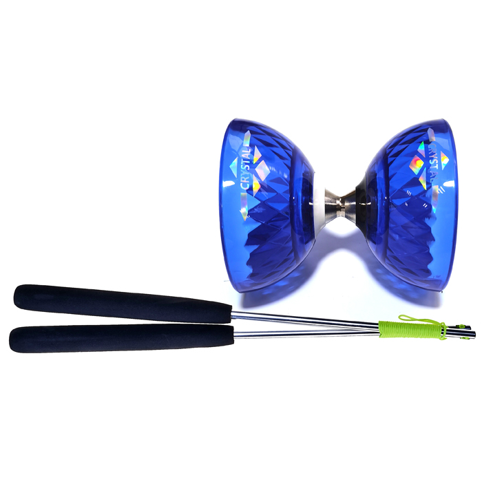 Diabolo Acrobat Crystal Bearing Set blau
