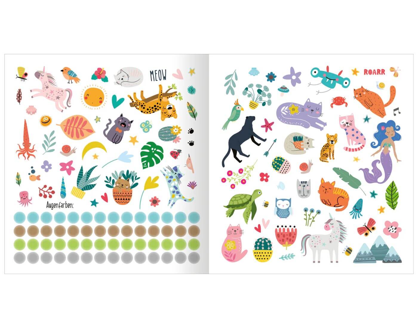 Alle meine Freunde – Katzen | Mit über 300 Stickern
