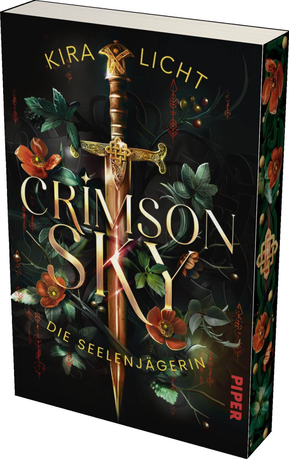 crimson-sky-die-seelenjaegerin-isbn-978-3-492-70881-4-1 Kira Licht: Crimson Sky - Die Seelenjägerin (mit Farbschnitt)