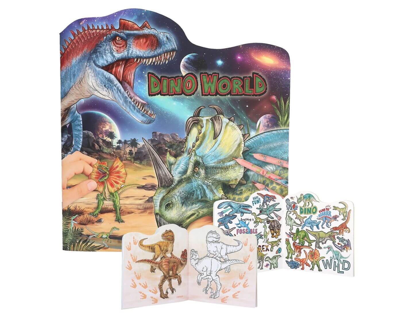 Dino World Malbuch figürlich