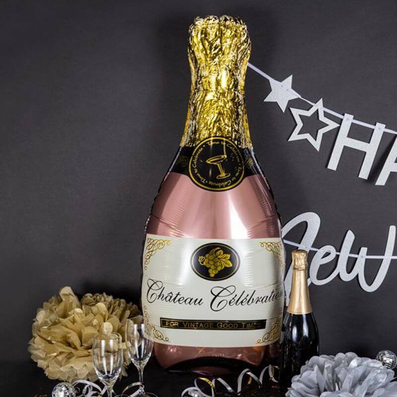 PARTY Folienballon Champagnerflasche