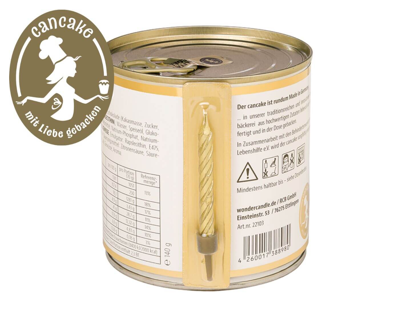 Cancake Merci pink - Schwarzwälder Kirschkuchen