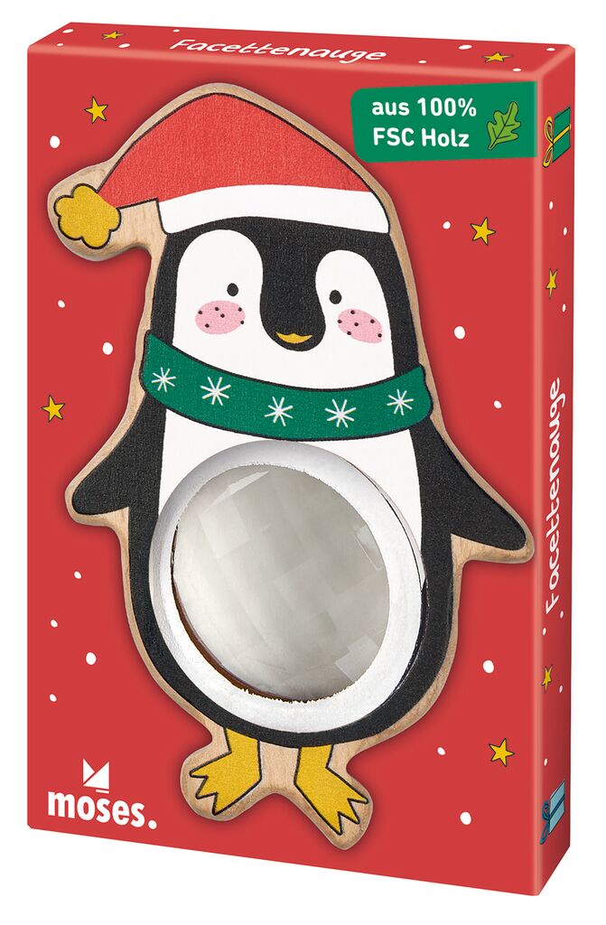 16876_Pinguin_Verp Holz-Facettenauge Weihnachtsfreunde
