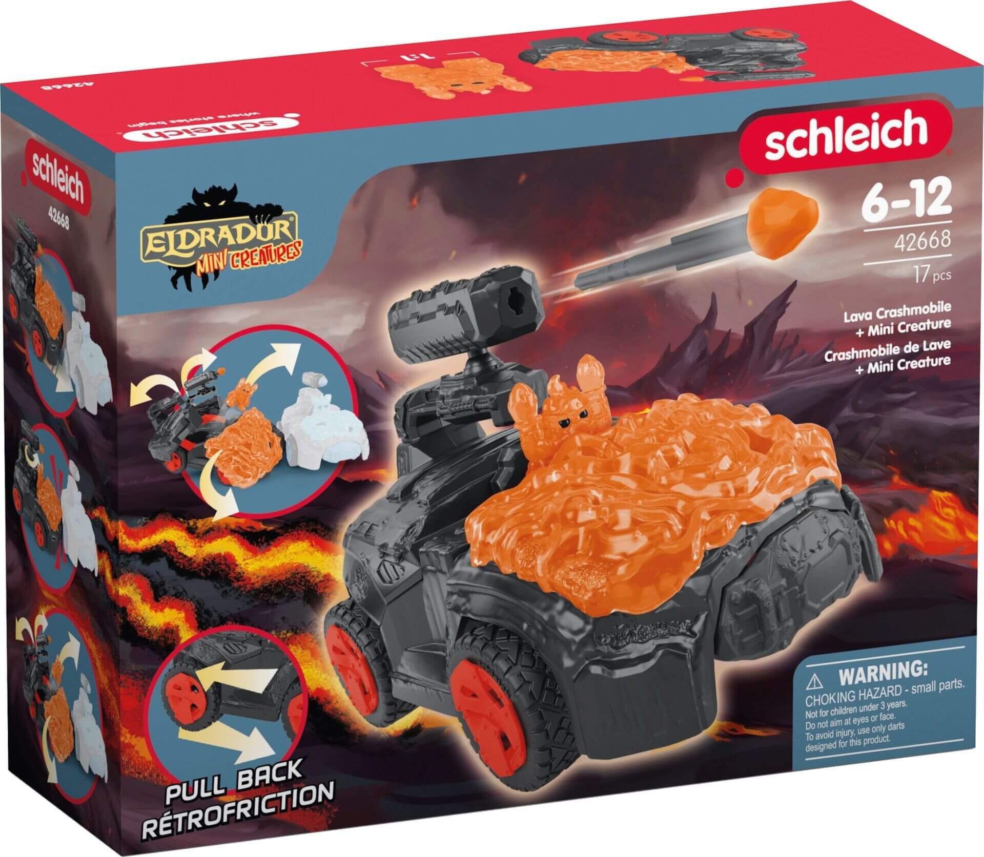 43285483-2-2-4059433731896 schleich® ELDRADOR CREATURES 42668 Lava-Crashmobil mit Mini Creature