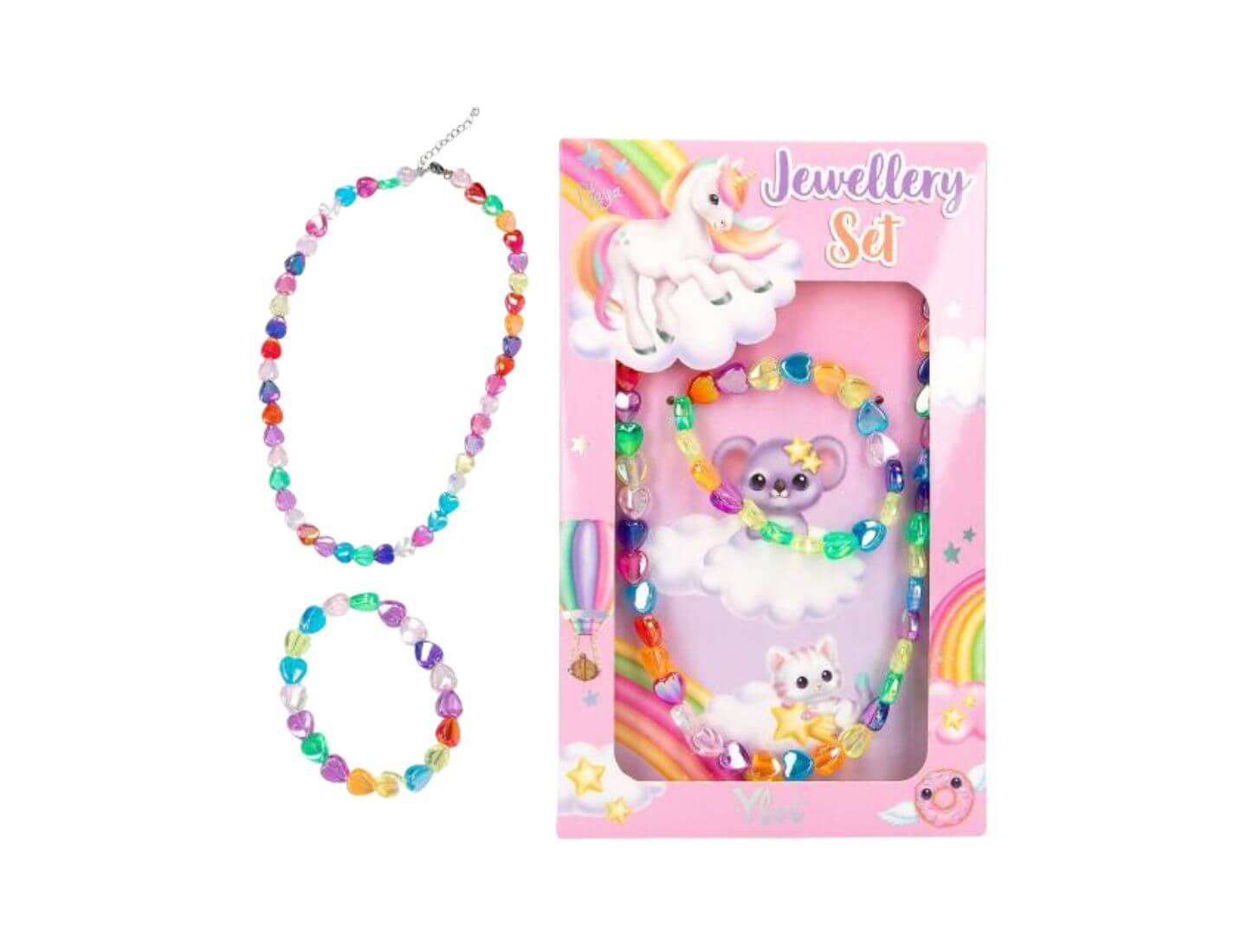 Ylvi Schmuck Set Kette und Armband