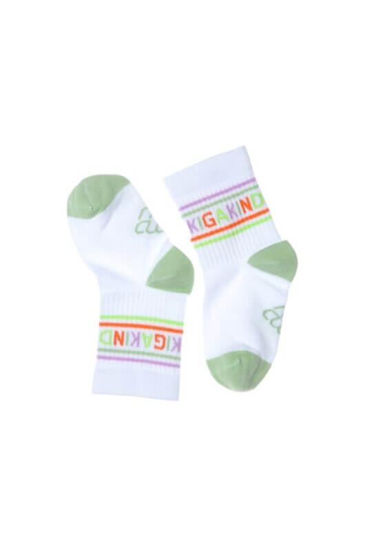 Socken - KIGAKIND grün (Größe 21-26 / 3-5 Jahre)