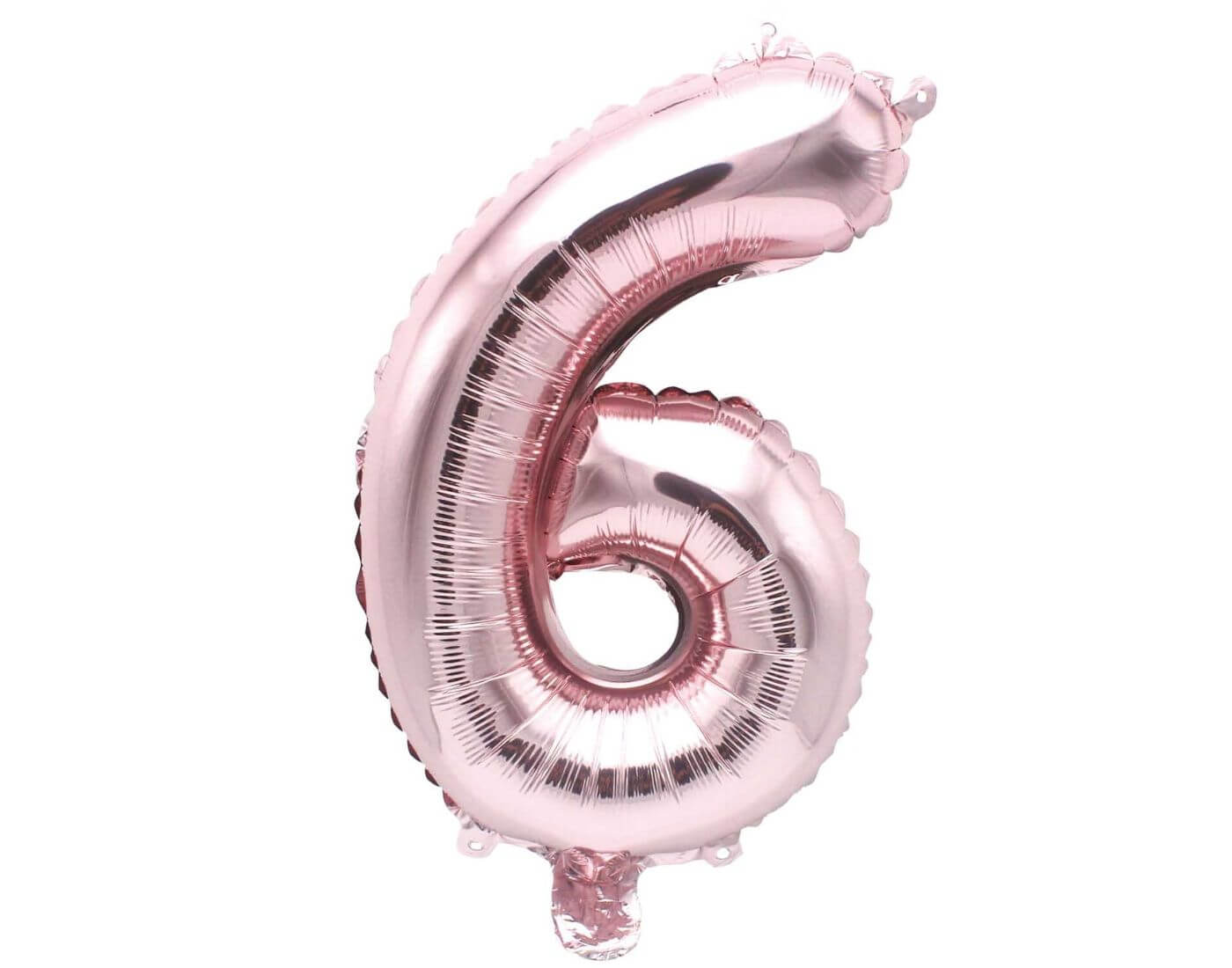 Folienballon 6 rosa Folienballon 6 rosa
