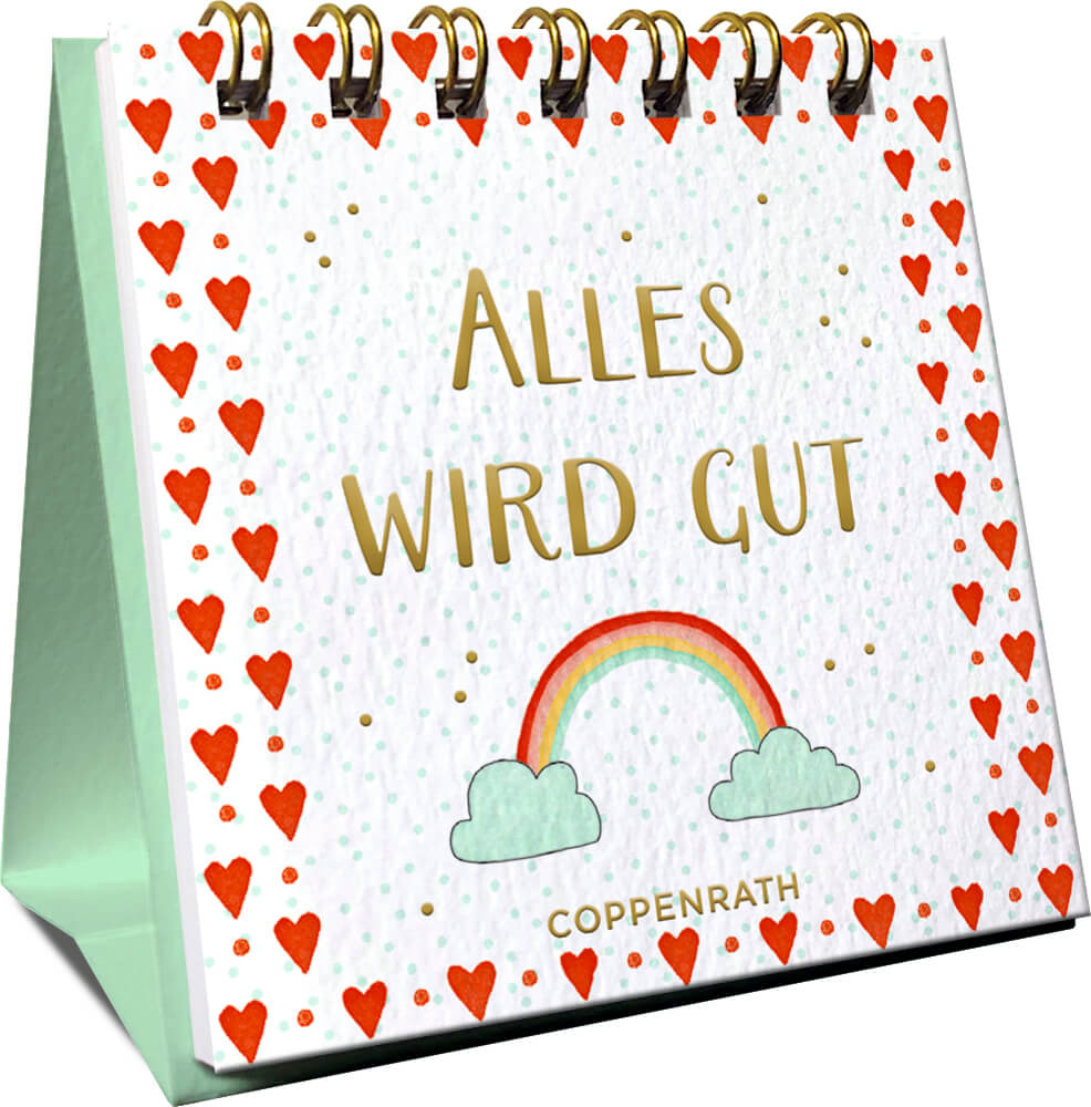 Mini-Spiralaufsteller: Alles wird gut (Viel Glück) Mini-Spiralaufsteller: Alles wird gut (Viel Glück)