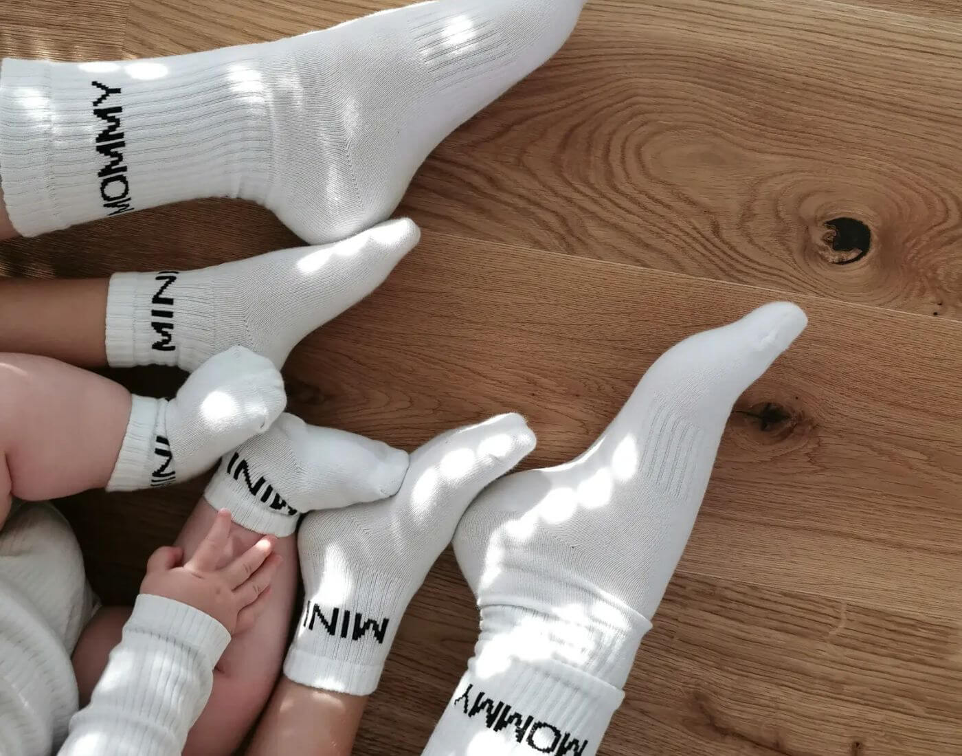 Socken MOMMY - weiß (Größe 39-42)