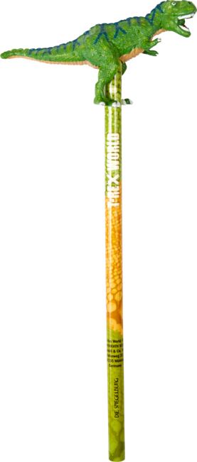 Topper-Bleistift T-Rex World (einzeln)