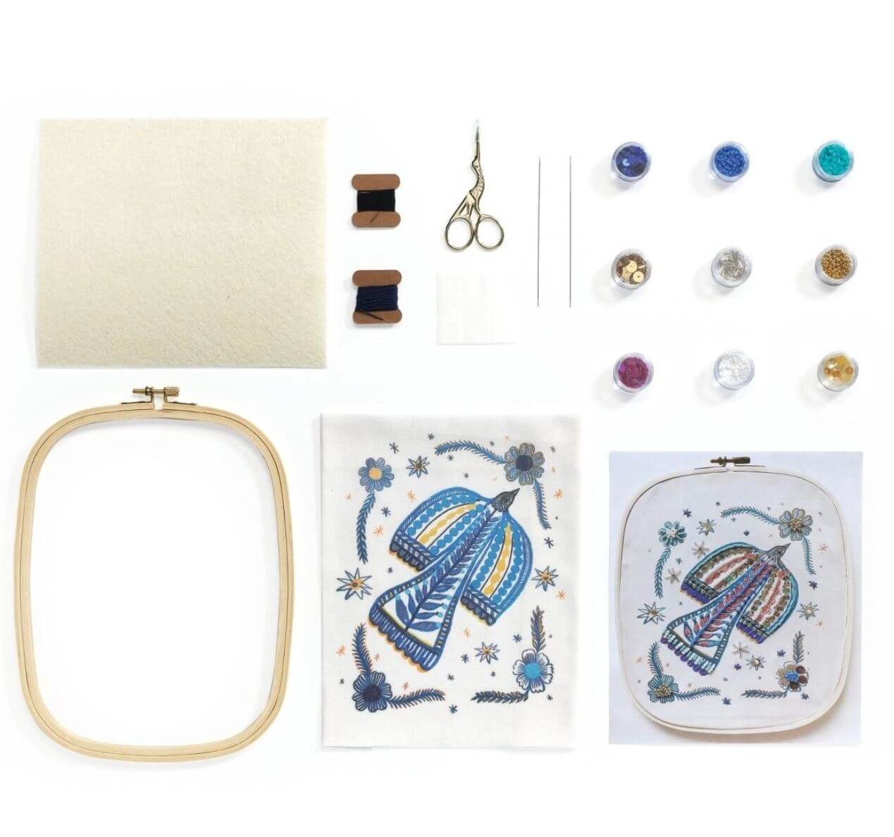 Atelier 59 - Perlenstickerei Vogel