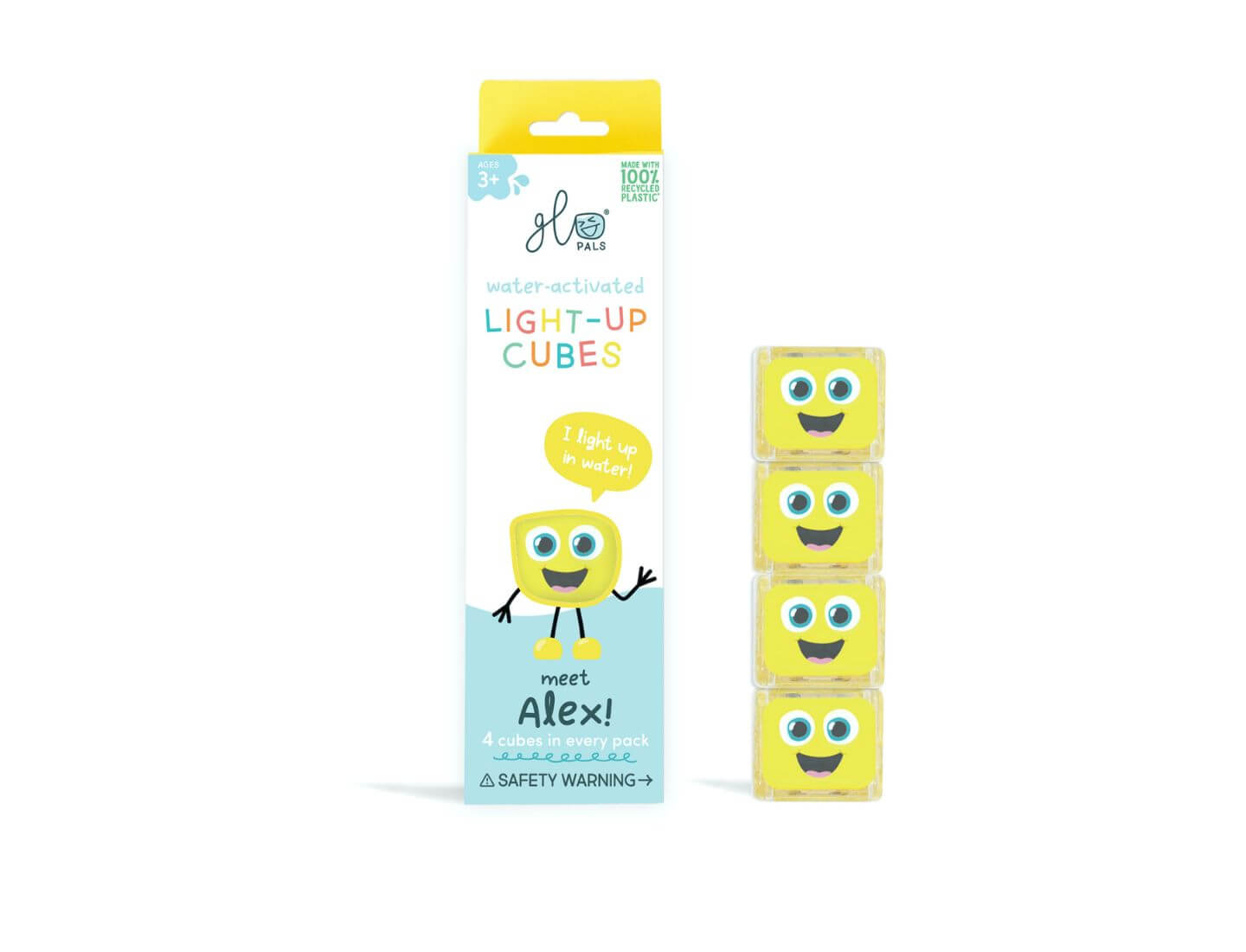 Glo Pals Leuchtwürfel - Alex – gelb