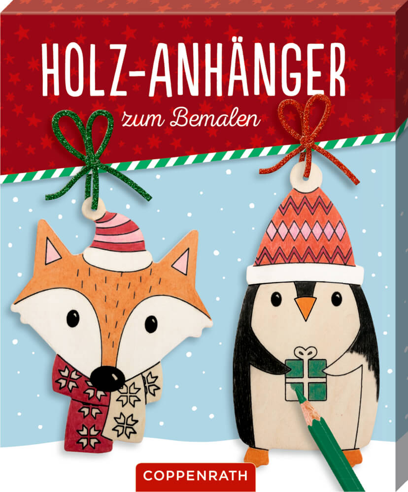 Holz-Anhänger zum Bemalen (Weihnachten Kreativ) (einzeln)