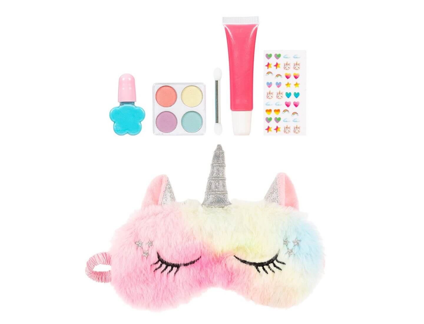 Einhorn Make-up + Schlafmaske