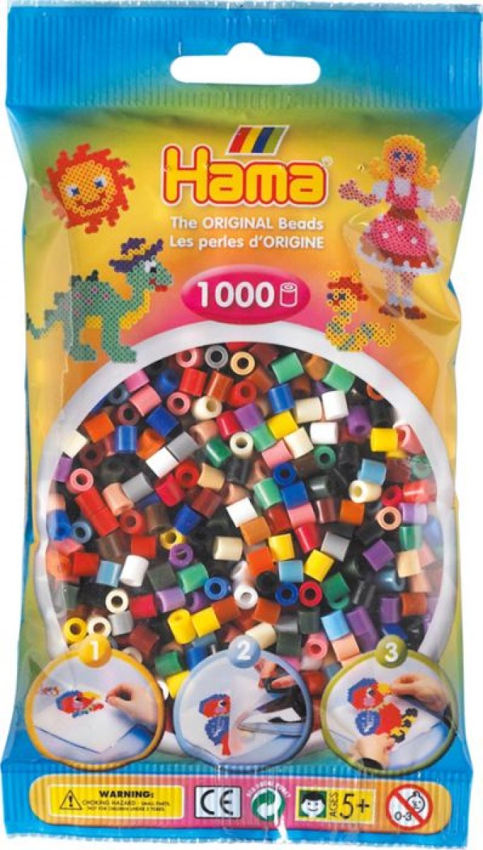63780081_3_2_28178207670_H Hama® Bügelperlen Midi - Vollton Mix 1000 Perlen