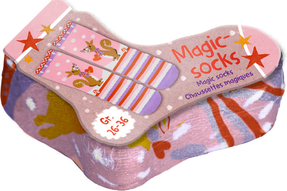 Magic Socks (one size) - Winterzauber im Weihnachtswald (einzeln)