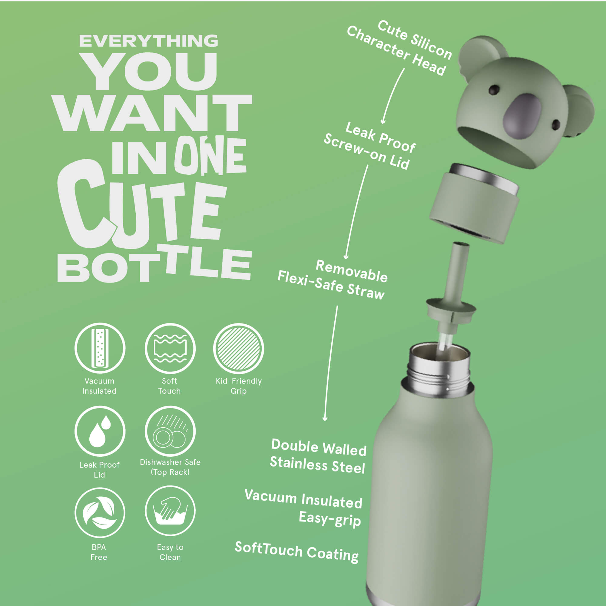 Bestie Trinkflasche Koala Bestie Trinkflasche Koala