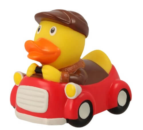 Badeente Autofahrer