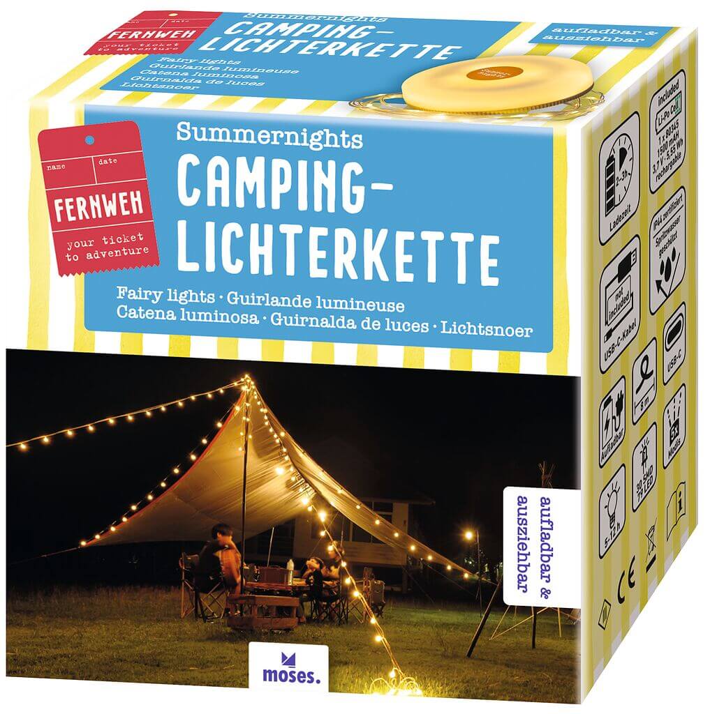 Fernweh Camping-Lichterkette Summernights
