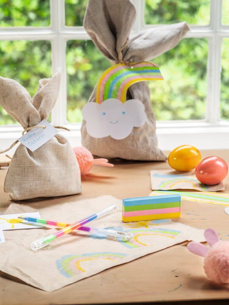 Glitzernder Eier-Flummi, sort.