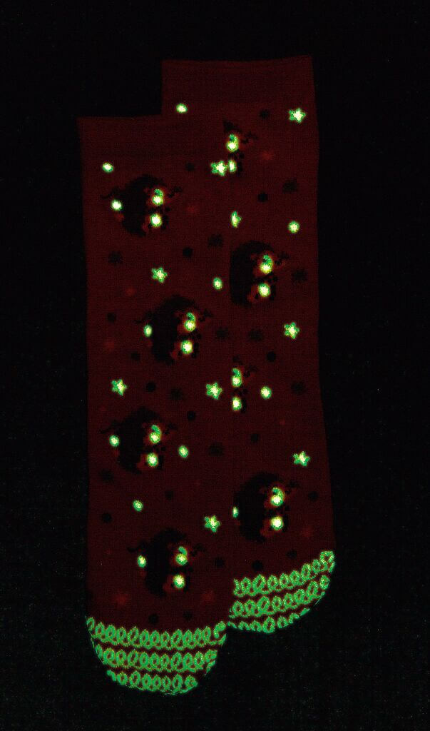 Nachtleuchtende Zauber-Socken (einzeln) Nachtleuchtende Zauber-Socken (einzeln)