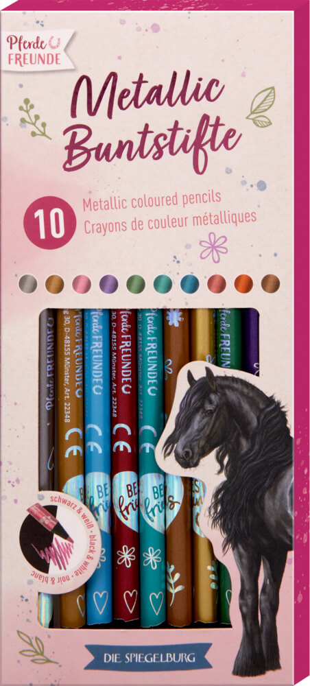 Metallic-Buntstifte - Pferdefreunde