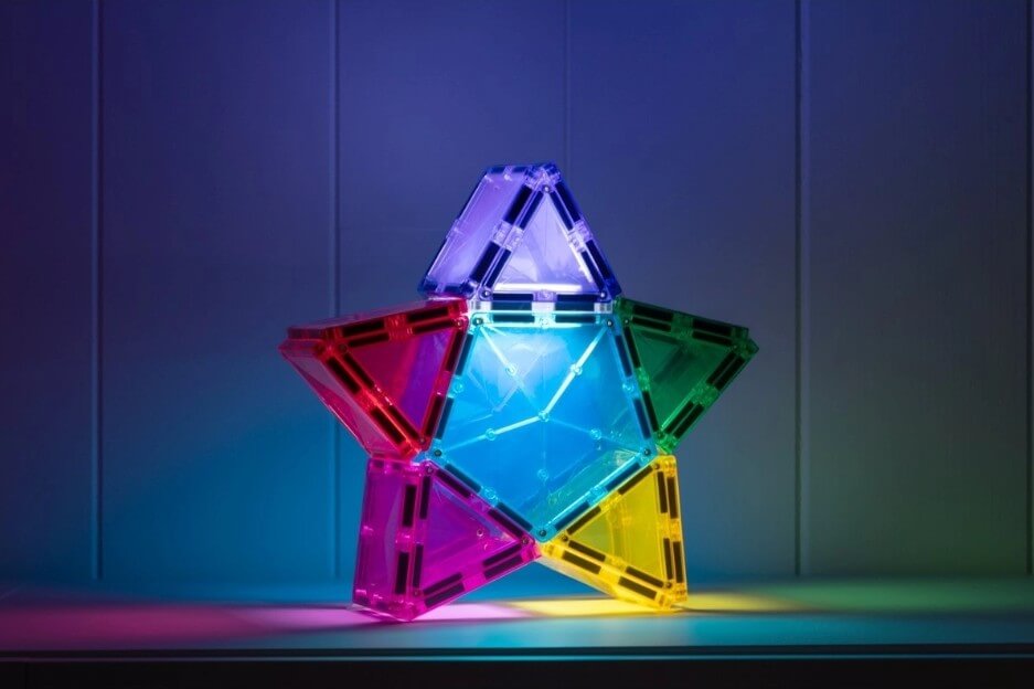 Connetix Magnetbausteine Light Star Pack 28 Teile Connetix Magnetbausteine Light Star Pack 28 Teile