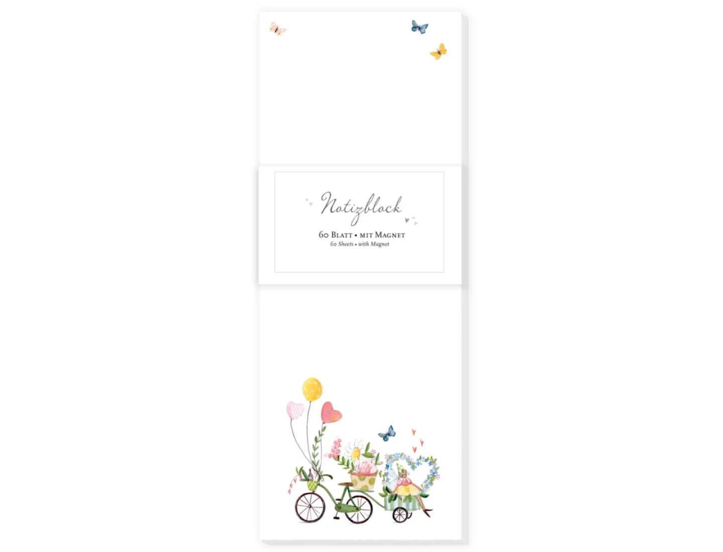 Notizblock mit Magnet - Auf ins Glück