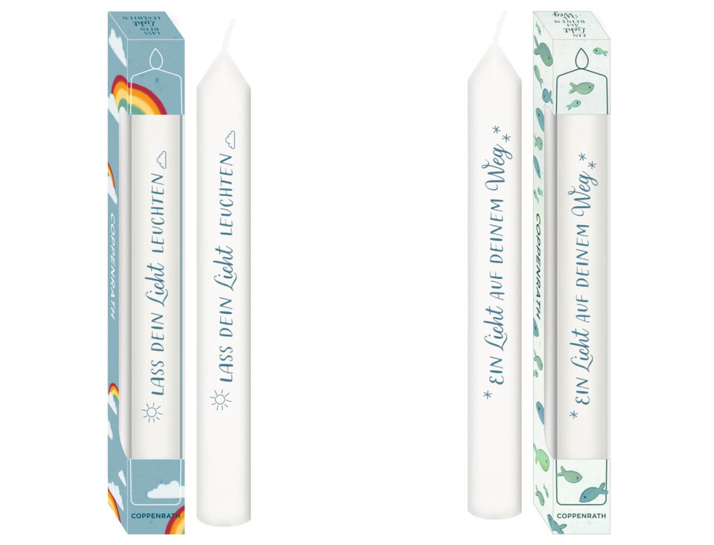 WunschKerze - Ein Licht auf deinem Weg / Lass dein Licht leuchten (einzeln)