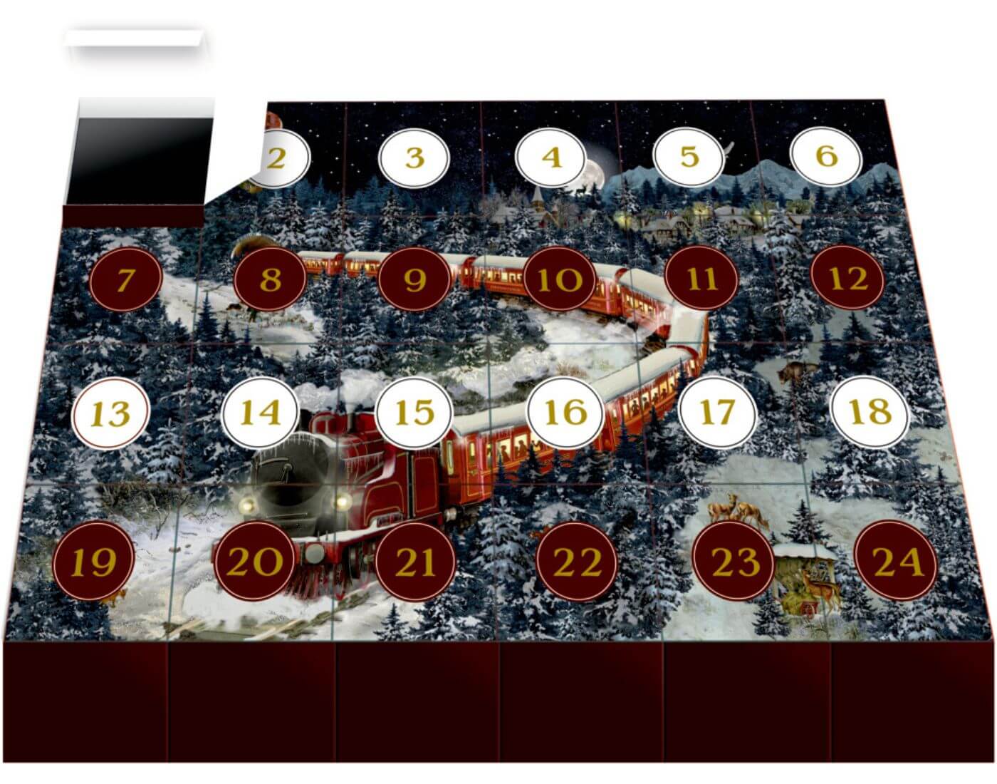 Weihnachtsexpress, Puzzle-Adventskalender (Behr)