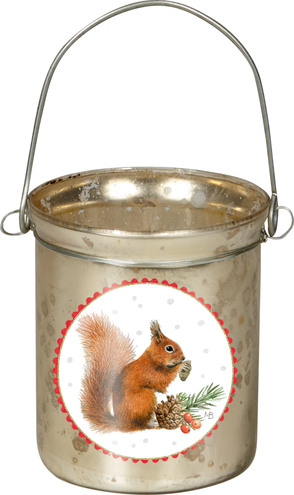4029753175946 Teelichtglas Zauberhafte Weihnachten M.Bastin